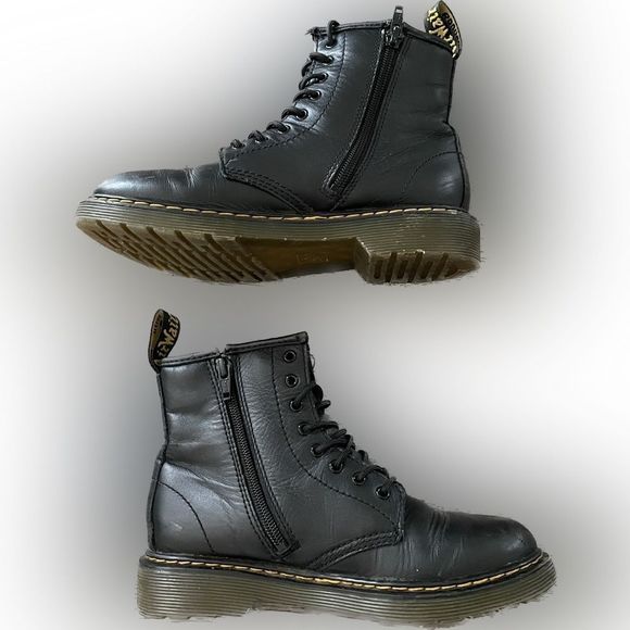 Dr. Martens Classic Matte Zavala Jr Combat Black size 3 - Picture 6 of 8